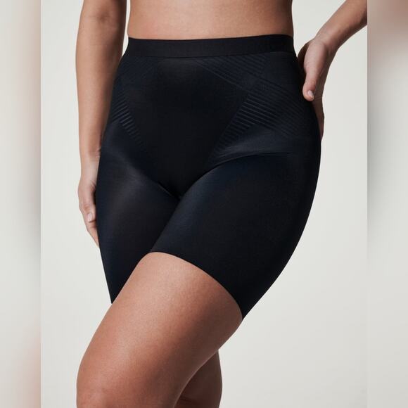 SPANX Spanxshape Black Shaping Panties Invisible Mid-Thigh Short womens XL - Picture 4 of 13